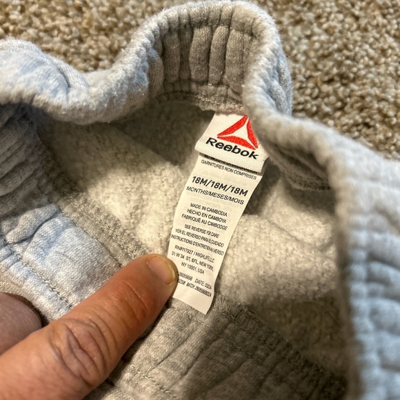 Reebok Kids' Pink and Gray Jogger Set - Picture 2 of 5